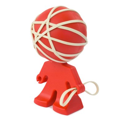 Rafael Rubber Band Holder - RED